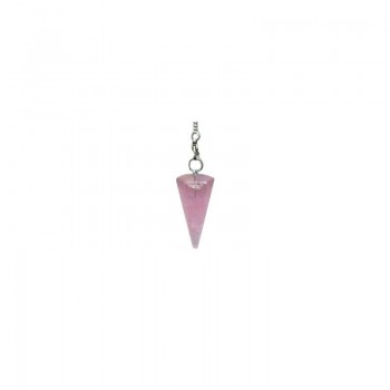 Premium Rose Quartz Chakra Pendulum Švytuoklė Lo Scarabeo